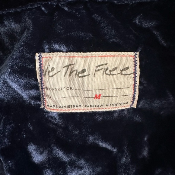 We The Free Luxy Velvet Women's Top Medium - Picture 3 of 9